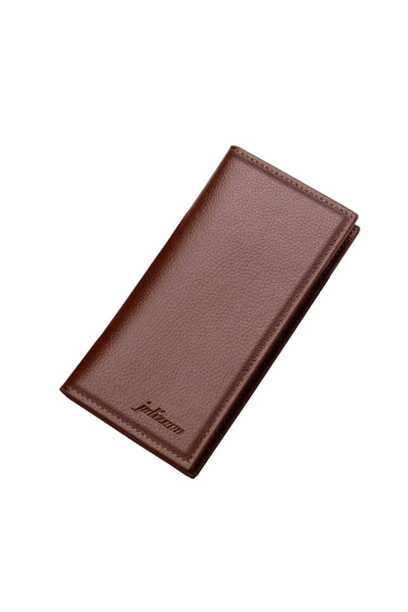 Long Wallet for Men Bifold RFID Blocking Checkbook Slim Credit Card Holder with Card Slots