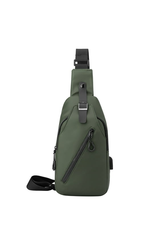 Mens Sling Bag Anti-theft Crossbody Chest Shoulder Backpack Adjustable Fanny Pack for Travel