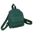 thumbnail image 1 of MUSOIE Mini Corduroy Backpack Purses for Women Cute Travel Backpack Small Daypack Shoulder Bag, 1 of 8