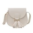 thumbnail image 1 of MUSOIE Mini Cute Princess Bag Purses PU Leather Tassel Crossbody Bags Fashion Shoulder Bag, 1 of 6