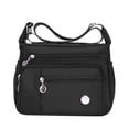 thumbnail image 1 of MUSOIE Multi-Pocket Shoulder Handbag Water-Resistant Nylon Crossbody Bag Large Purses Messenger Bag, 1 of 7