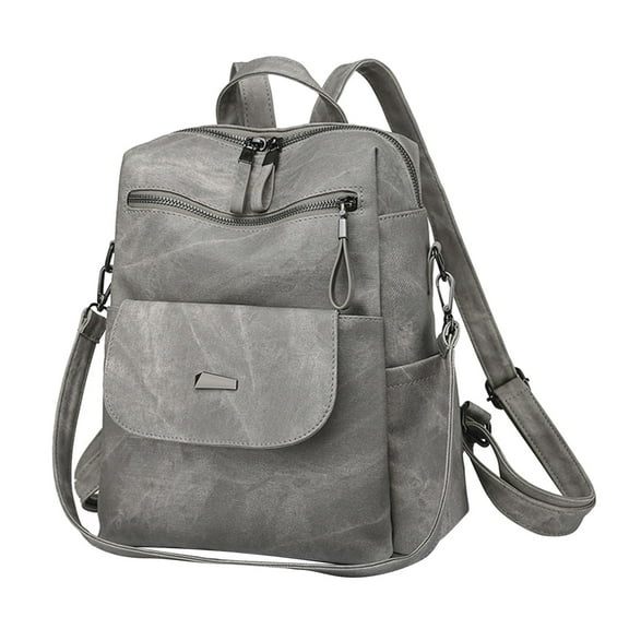 MUSOIE PU Leather Backpack Purse for Women Fashion Multipurpose Handbag Shoulder Bag Travel Backpack