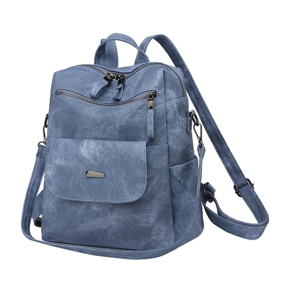 MUSOIE PU Leather Backpack Purse for Women Fashion Multipurpose Handbag Shoulder Bag Travel Backpack
