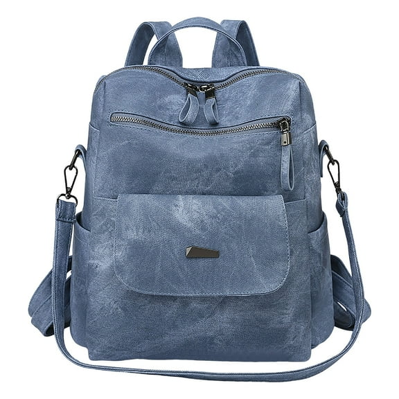 MUSOIE PU Leather Backpack Purse for Women Large Capacity Travel Daypack Ladies Satchel Shoulder Bag