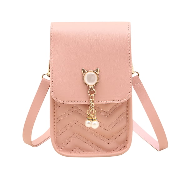 MUSOIE Quilted Small Crossbody Bags for Women Trendy Cell Phone Purse Vegan Leather Handbag