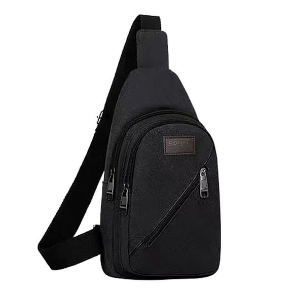 MUSOIE Sling Bag for Men Canvas Crossbody Bag Chest Bag Water Resistant Shoulder Bag Casual Daypack