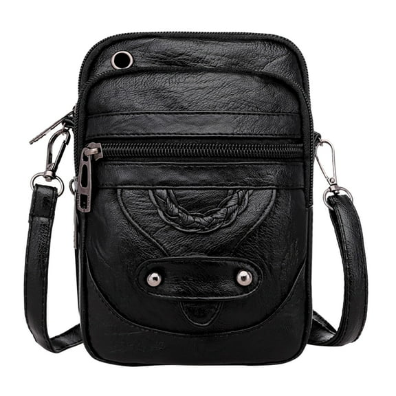 MUSOIE Small Crossbody Bags for Women Multi Pocket Messenger Bag Vintage Crossbody Shoulder Bag