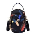 thumbnail image 1 of MUSOIE Small Crossbody Bags for Women Purses Nylon Cell Phone Bag Top Handle Handbag Wallet, 1 of 2