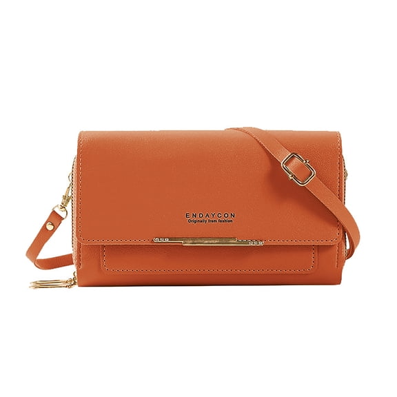 MUSOIE Small Crossbody Bags for Women Zip Around Handbag Slim Wallet Purses with Card Slots