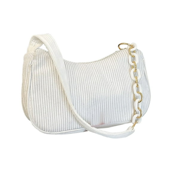 MUSOIE Small Shoulder Bag for Women Corduroy Handbags Zipper Purses Fashion Top Handle Tote Bags
