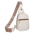 thumbnail image 1 of MUSOIE Small Sling Bag Crossbody Bags for Women Trendy Crossbody Purse PU Leather Chest Bag, 1 of 9