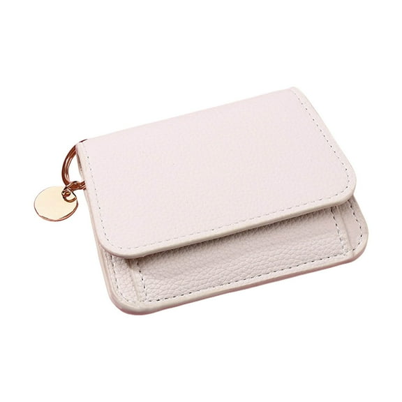 MUSOIE Small Wallet Women RFID Blocking Soft Bifold Card Holder Wallet with Zipper Coin Pocket