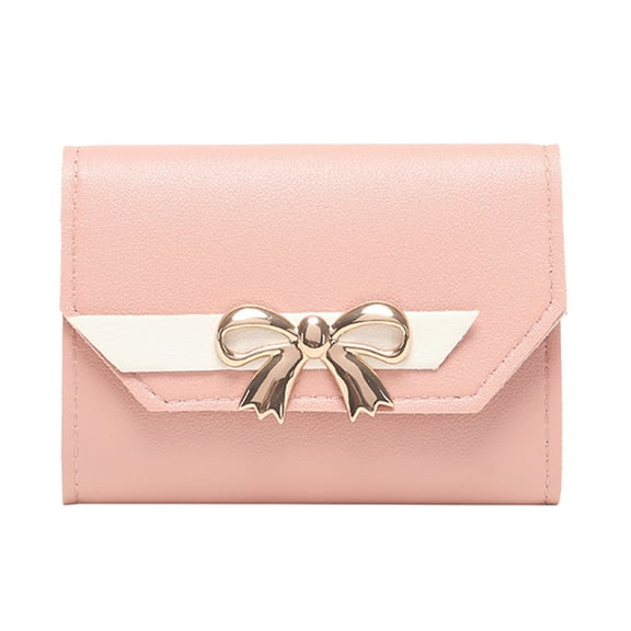 MUSOIE Small Wallet for Women Vegan Leather RFID Blocking Credit Card Holder Mini Bifold Purse