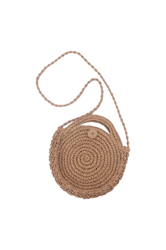 Straw Bags for Women Small Crossbody Bag Beach Purse Weave Shoulder Handbag Rattan
