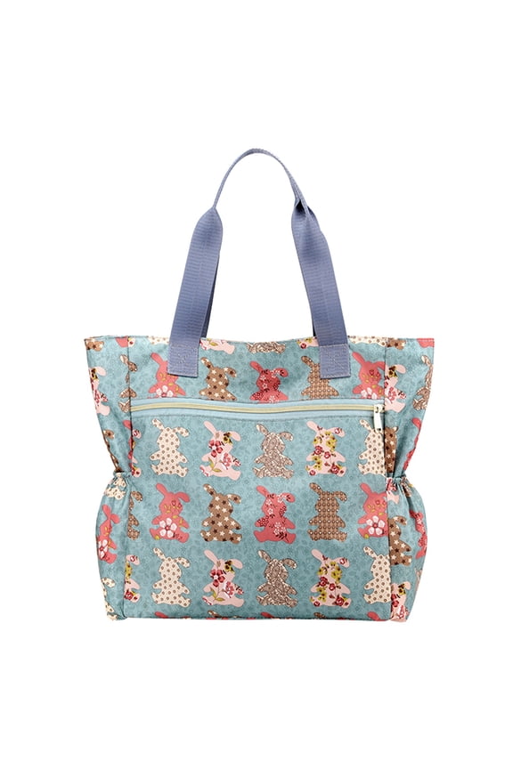 Tote Bag For Women Large Lightweight Nylon Work Shoulder Bag Casual Printed Travel Purse