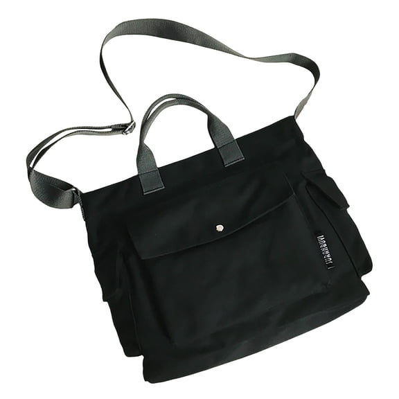 MUSOIE Tote Bag for Women Men Lightweight Canvas Crossbody Bag Shoulder Bag Satchel Bag