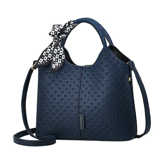 MUSOIE Tote Bag for Women PU Leather Shoulder Bags Fashion Retro Bags Large Crossbody Bag