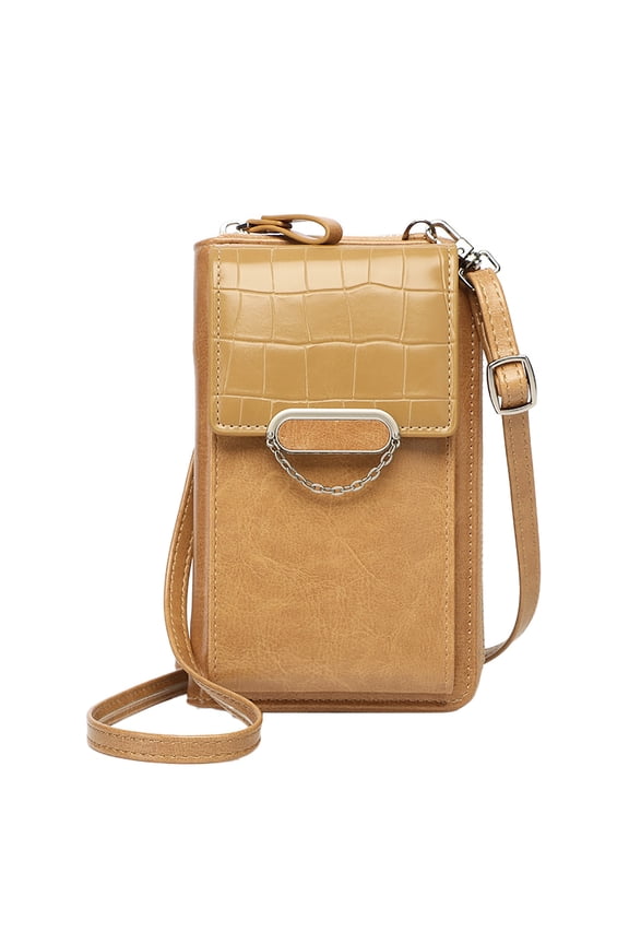 Vegan Leather Small Crossbody Bags for Women Cell Phone Bag Cross Body Purses with Card Slots