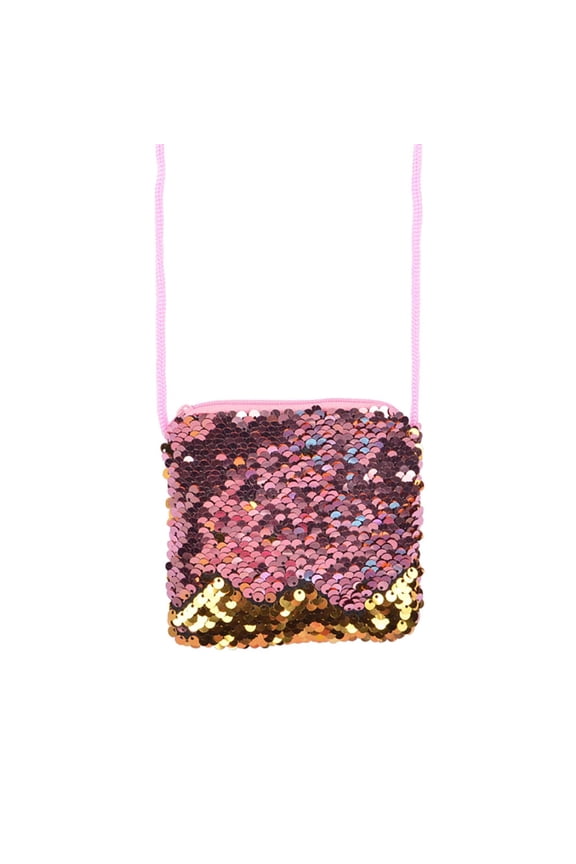 Wallet Women Coin Purses Reversible Sequin Mini Wallets Pouches Zippered Crossbody Purse