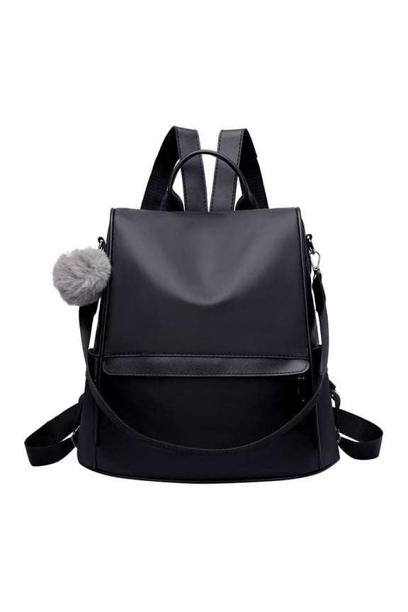 Women Medium Backpack Purse Waterproof Nylon Anti-theft Rucksack Lightweight Shoulder Bag