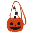 thumbnail image 1 of MUSOIE Women Pumpkin Shaped Crossbody Shoulder Bag PU Leather Purses Novelty Cross Body Purse, 1 of 4