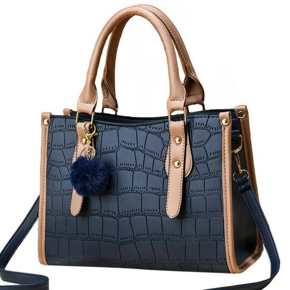 MUSOIE Women Vintage Tote Top Handle Satchel Handbags PU Leather Clutch Purse Shoulder Bag