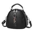 thumbnail image 2 of Mn&Sue Women Top Handle Satchel Leather Handbag Shoulder Bag Lady Tote Purse With Strap 2 of 12