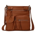 thumbnail image 1 of MUSOIE Womens Multipocket Shoulder Crossbody Bag PU Leather Totes Satchels Handbags and Purses, 1 of 6
