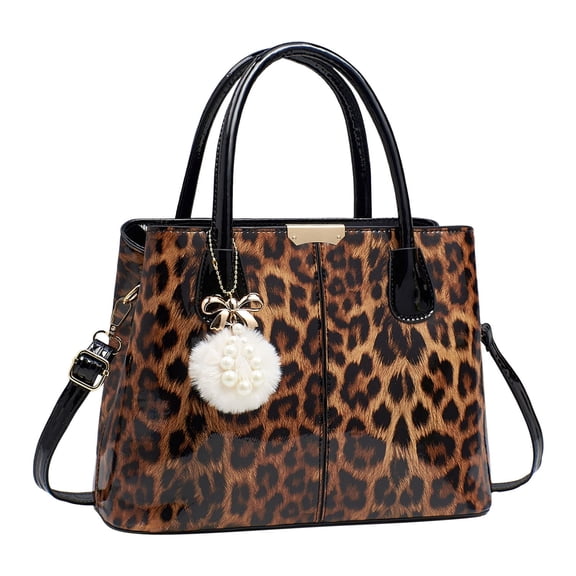 MUSOIE Womens Purses and Handbags Leopard Print Shoulder Bags Ladies Top Handle Satchel Tote Bag