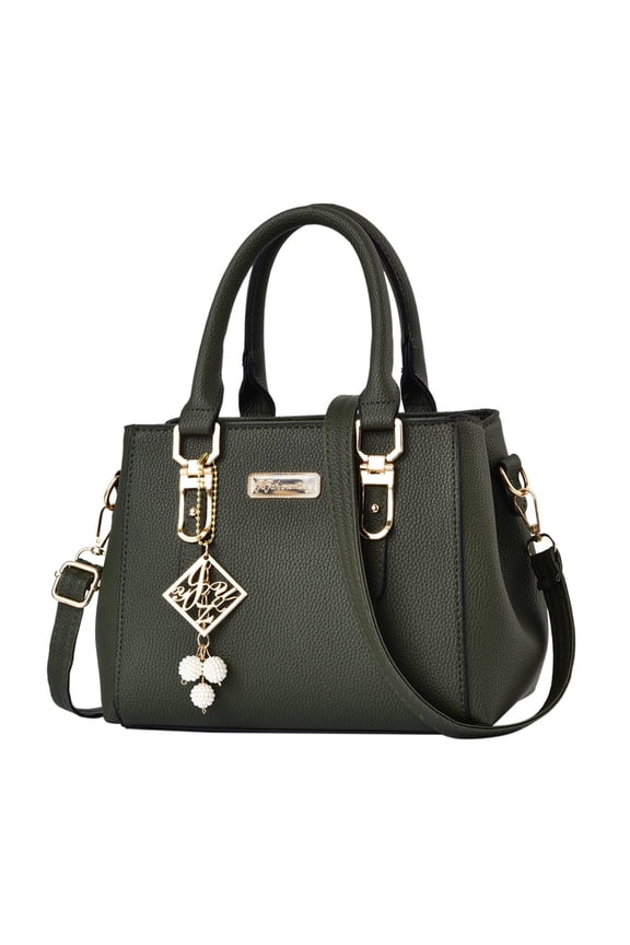 Womens Purses and Handbags Vegan Leather Satchel Shoulder Bag with Top Handle Tote Bag