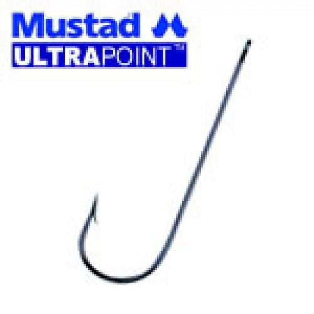 Mustad 3261-BU-4-100 Aberdeen Hook Size 4 Long Shank Round Bend 