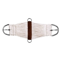 MUSTANG Pony 23 st. Cinch w/Nickel Plated Buckles and Dees, Color: White, Size: 20 (106-20)