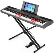 鍵盤楽器 Organ piano with stand Amazon.com: ZENY 61-Key Portable Electric Keyboard Piano