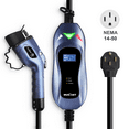thumbnail image 1 of MUSTART Level 2 Portable EV Charger (40 Amp, 240 Volt, 25ft Cable), Electric Vehicle Charger Plug-in EV Charging Station with NEMA 14-50P, 1 of 7