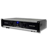 MUSYSIC SYS 2000 Professional 2 Channel Power Amplifier   2000W Peak, ATR Technology, XLR and 1/4 Inputs, Speakon and Binding Post Outputs, 2U Rackmount
