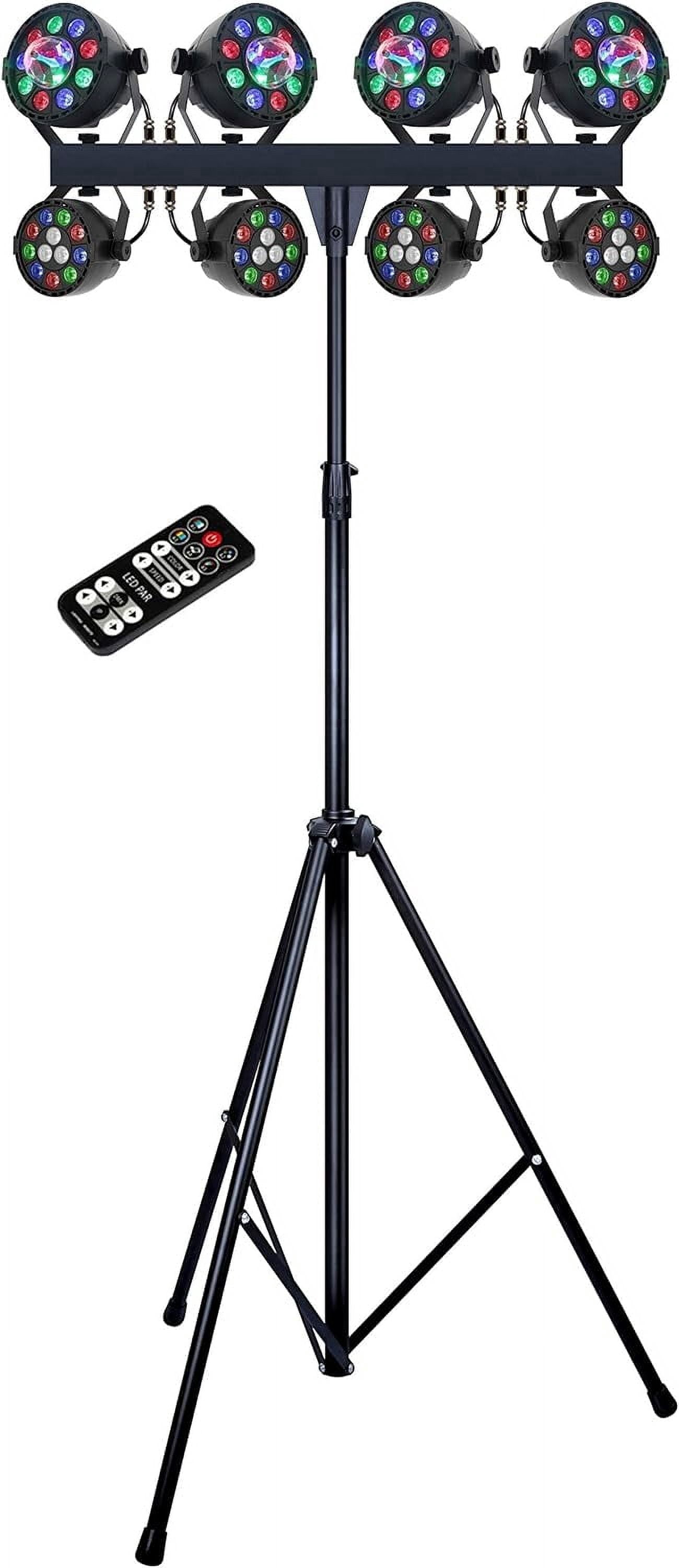 MUSYSIC MU‑L64AG Professional LED PAR Light – 96 RGBW LEDs, 8‑Channel ...