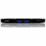 MUSYSIC MU D9600 Professional 4 Channel Power Amplifier   4 1000W @ 4 Ohm, Stereo/Parallel/Bridge Modes, LPF, XLR Inputs, Speakon Outputs, 1U Rackmount