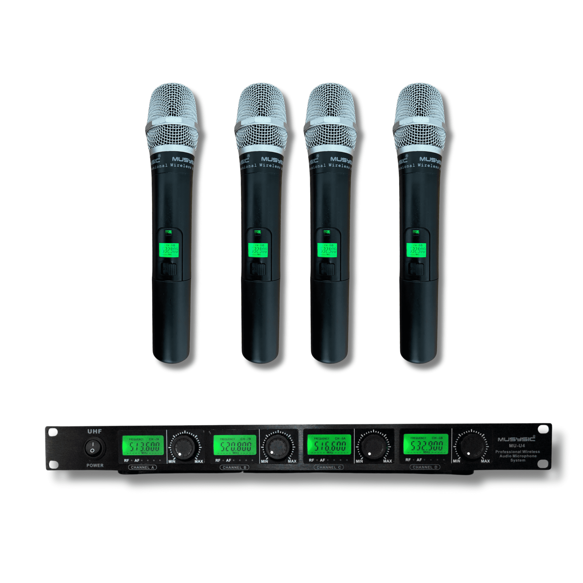 VocoPro UHF-5805 Professional Rechargeable 4-Channel UHF VocoPro UHF-5805 Professional Rechargeable 4-Channel UHF