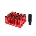 thumbnail image 1 of MUTEKI SR48 Series Red 12mm x 1.5" Thread Size Open End Lug Nut with Key (Set 20), 1 of 3
