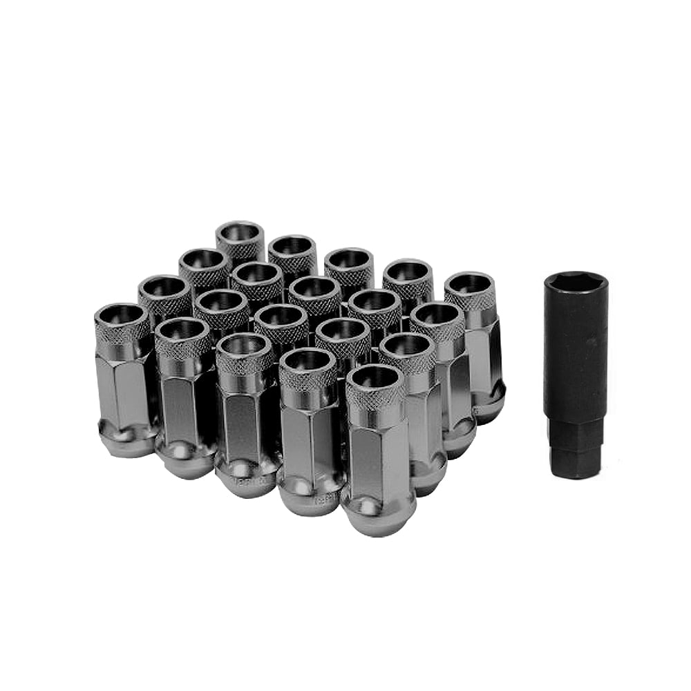 Muteki SR48 Open End 12x1.50 Chrome Titanium (Lock Set) 48mm Tall