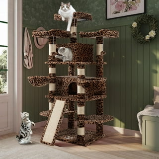 Leopard print cat scratching post outlet