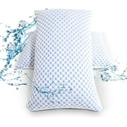 MUTLU HOME GOODS Rayon Derived from Bamboo Pillow for Sleeping, Adjustable Memory Foam Bed Pillows, (King 1 Pack)