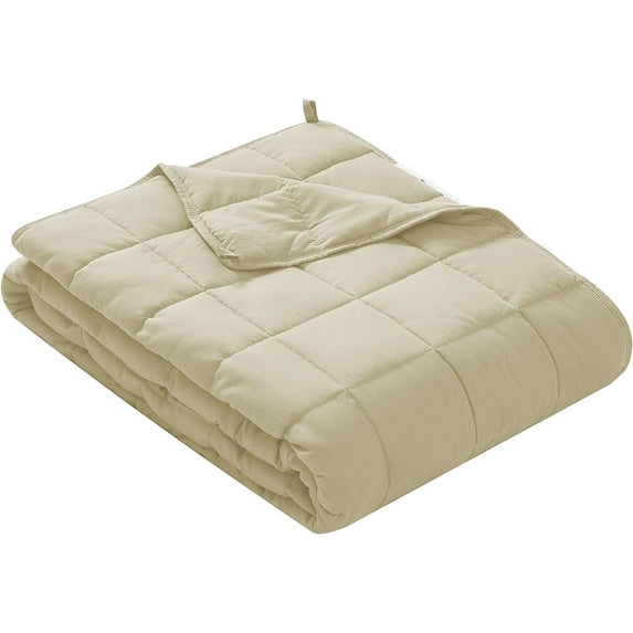MUTLU HOME GOODS Soft Weighted Blanket, Heavy Blanket with Glass Beads, Breathable and Calming Weighted Blanket for Adults 20 lbs Weighted Blankets