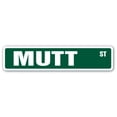 thumbnail image 1 of MUTT Street Sign dog puppy breeder pet yard | Indoor/Outdoor |  24" Wide, 1 of 5