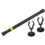 MUTUACTOR 1PCS Curtains Rods,Non-slip Magnetic Door Curtain Rods for Metal Doors 13” to 26”,Adjustable Window Curtain Rods Universal Y-Clamp Magnetic Holders fo