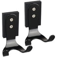 thumbnail image 1 of MUTUACTOR Magnetic Hooks Heavy Duty,2PC Strong Metal Magnet Coat Hooks,Rubber Coated Magnetic Door Hook for Hanging Powerful Tool,Refrigerator,Grill,Kitchen,Cruise,Classroom,Garage(Double Hooks,Black), 1 of 6