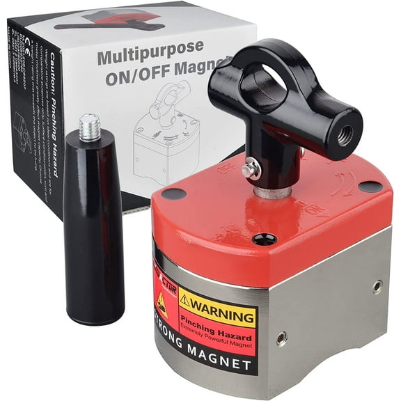 MUTUACTOR Welding Magnet Strong,Strong Magnetic Square Clamp Holder for Welding Kit, Tools,Supplies and Accessories,Switch Magnet with On/Off 700 LBS Holding Force for welding