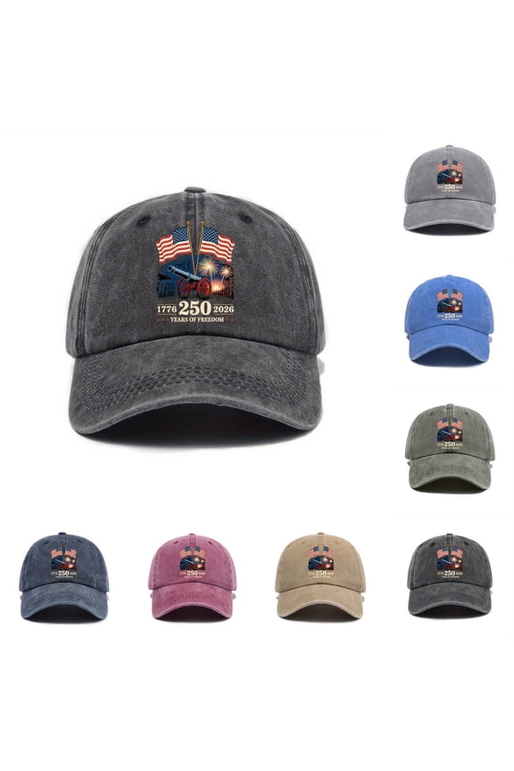 250 Anniversary Usa Hat United States 250th Anniversary Hat 250 Anniversary Usa Adjustable Retro Patriotic Cap for Men Women