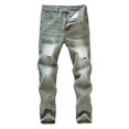 thumbnail image 1 of MUXiin Baggy Jeans for Teen Girls Loose Straight Leg Loose Denim Pants Elastic Waist Cotton Y2k Skater Vintage Plain Pants Snug Fit Long Trousers Streetwear with Pockets, 1 of 2