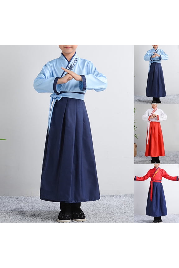 Boys' Ancient Chinese Traditional Hanfu Dress Fancy Dress Christmas Party Dress